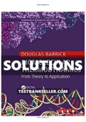 Biomolecular Thermodynamics From Theory to Application Foundations of Biochemistry and Biophysics 1st Edition Barrick Solutions Manual.pdf
