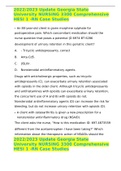 2022&sol;2023 Update Georgia State University NURSING 3300 Comprehensive HESI 1 -RN Case Studies 