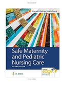 Test Bank for Safe Maternity & Pediatric Nursing Care 2nd edition by Linnard-palmer |Complete Guide A+|Instant Download.
