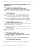 Chapter 14&colon; Disaster Management Stanhope&colon; Foundations for Population Health in Community&sol;Public Health Nursing&comma; 5th Edition