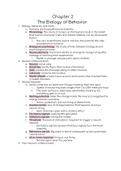 General  Psychology: Chapters 1, 2, and 7 lecture notes