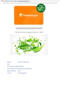 MAO (English)- Marketresearch course, Sustainability affecting Takeaway.com - Hogeschool Tio Utrecht