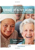 Ebersole and Hess Toward Healthy Aging 9th Edition Test Bank