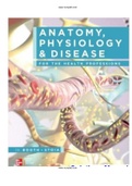 Anatomy Physiology and Disease for the Health Professions 3rd Edition Booth Solutions Manual |Instant Download.