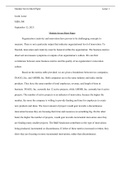 MBA 580 Module 7 Short Paper