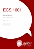 ECS1601 Exam Preparation For 2022 – Past Papers with verified Answers.