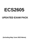 ECS2605 ExamPack