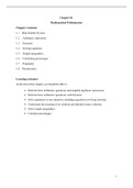 Business mathematics mathematical preliminaries questions and answers