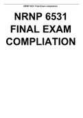 NRNP 6531 Final Exam compliation