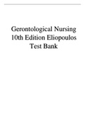 Test Bank for  Gerontological Nursing  10th Edition by Eliopoulos