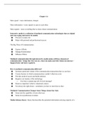 COMM100 Introduction to Communication Notes Chapters 14