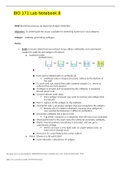 BIO 171- Microbiologylab_8 questions and answers latest 2023 /2024 (verified answers)