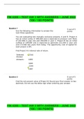  FIN 4305 &ndash; TEST HW 3 WITH ANSWERS &ndash; JUNE 2022 &lpar;100 &sol; 100 POINTS&rpar;