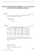  FIN 4305 TEST HW2 WITH ANSWERS &ndash; 100 &sol; 100 POINTS LATEST UPDATE 2022&sol;2023 SCORE A&plus;
