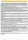 UHC Ethics & Compliance Exam Test with Verified Answers Graded A&plus;