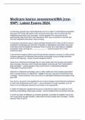 Medicare basics assessment&sol;MA &lpar;non-SNP&rpar;  Latest Exams 2024&period;