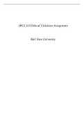   SPCE 619 Ethical Violations Assignment