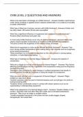 CWB LEVEL 2 QUESTIONS AND ANSWERS