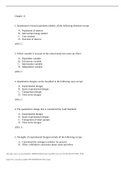 NSG3029 Chapter 12 Questions and Answers/Rationale