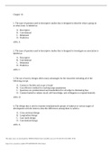 NSG3029  Chapter 10 Questions and Answers/Rationale.
