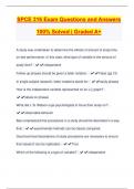SPCE 316 Exam Questions and Answers 100&percnt; Solved