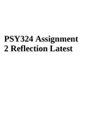 PSY 324 Module 2 Quiz 2022: Memory and Cognition & PSY 324 Assignment 2 Reflection Latest