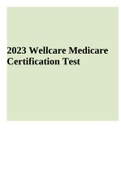 2023 Wellcare Medicare Certification Exam 2022