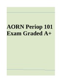AORN Periop 101 Exam Graded A+
