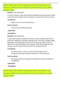 NURS MISC Pass point-Intrapartum Exam Questions and Answers 100&percnt;correct&sol;verified Guaranteed Success Latest Update 2022 