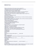 MCIM 223 Final QUESTIONS AND ANSWERS UPDATED 2022&sol;2023