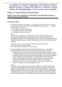 Chapter 01&colon; Mental Health and Mental Illness Halter&colon; Varcarolis&rsquo; Foundations of Psychiatric Mental Health Nursing&colon; A Clinical Approach&comma; 8th Edition