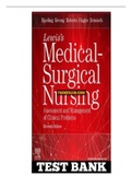 TEST BANK FOR LEWIS MEDICAL SURGICAL NURSING 11TH EDITION BY HARDING ( ALL CHAPTERS 1-68)