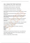 CMA - KANSAS TEST PREP QUESTIONS