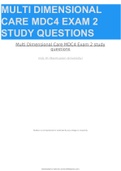 MDC 4 EXAM 1 AND EXAM 2 QUESTION AND ANSWERS UPDATED 2022