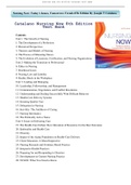 NURSING NOW 8TH EDITION CATALANO QUESTION & ANSWERS TEST BANK 2022 UPDATE (Complete Chapters)
