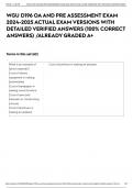 WGU D196 OA AND PRE ASSESSMENT EXAM 2024-2025 ACTUAL EXAM VERSIONS WITH DETAILED VERIFIED ANSWERS &lpar;100&percnt; CORRECT ANSWERS&rpar; &sol;ALREADY GRADED A&plus;