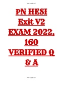 2022 june Hesi PN Hesi Exit Exam V2 with ALL Answers 140/140 ACTUAL EXAM 100% CORRECT!! VERIFIED AND RATED 100%
