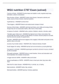 WGU nutrition C787 Exam &lpar;solved&rpar;