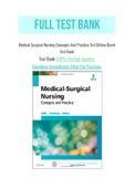 Medical Surgical Nursing Concepts And Practice 3rd Edition Dewit Test Bank