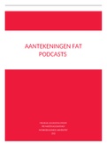Financial Accounting Theory - aantekeningen podcasts