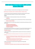 NRNP 6645 Midterm Exam 2-with 100&percnt; verified answers-2022-2023