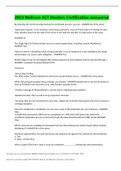 2023 Wellcare ACT Mastery Certification Answered &vert; 100&percnt; correct &vert;  verified