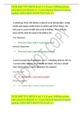NUR 4687 PN HESI Exit V1 Exam 160Questions and answers Rated A&plus; Guaranteed Success Latest update 2022&sol;2023 DOWNLOAD A&plus;