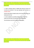 RNSG 1301 AHI 1-50 Medication Test Exam Questions and Answers Rated A&plus; Guaranteed Success New update 2022&sol;2023