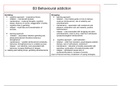 Unit 3 Health Psychology- B3 Non-substance-related addiction