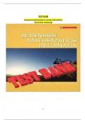 Test Bank for Business Mathematics In Canada 10th edition F&period; Ernest Jerome&comma; Tracy Worswick