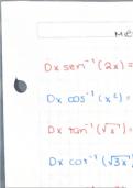 Ejercicios de derivadas 