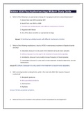 (Guide) Walden 6630 Psychopharmacology Midterm Study Guide| questions and answers|