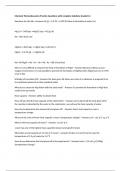 Chemical Thermodynamics Practice Questions with complete Solutions Graded A&plus;