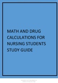  STUDY GUIDE FOR MATH AND DRUG CALCULATIONS FOR NURSING STUDENTS&period;pdf